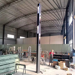 Farola solar de 6 m de aleación de aluminio, lámpara LED para jardín exterior, impermeable, alimentada por energía solar, para parque y patio - Product Image 1