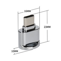 Adaptador USB 3,1 tipo C OTG, suministro transfronterizo, lector de tarjetas Android OTG TF para teléfonos móviles/tabletas, compatible con tarjeta SD externa