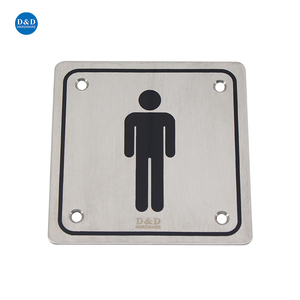 <span class=keywords><strong>Plaque</strong></span> <span class=keywords><strong>de</strong></span> signalisation pour toilettes en acier inoxydable Mate, <span class=keywords><strong>plaque</strong></span> <span class=keywords><strong>de</strong></span> <span class=keywords><strong>porte</strong></span> <span class=keywords><strong>de</strong></span> <span class=keywords><strong>salle</strong></span> <span class=keywords><strong>de</strong></span> <span class=keywords><strong>bain</strong></span> pour centre commercial - Product Image 1