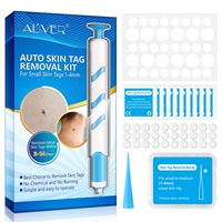 ALIVER Auto Skin Tag Removal Kit Sûr pour les petits et grands outils de réparation Traitement 4-9mm Skin Tag Remover Pen