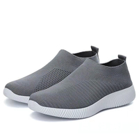 Chaussures de marche pour femmes KJ 2027 NOUVEAU |   Baskets ultra-légères à amorti doux, semelle extérieure souple en PVC, rayées pour la marche