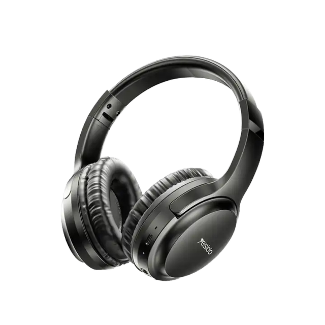 RB-605HB Foldable On-Ear Over-Ear Wireless Headphones Digital Display Battery Indicator for Indoor Outdoor Use Compatible JL