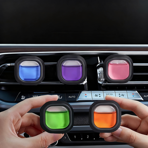 เครื่องกระจายกลิ่นหอมในรถยนต์ น้ำหอมปรับอากาศแบบแผ่นฟิล์ม กำจัดกลิ่น ติดช่องแอร์ พลาสติก ไม่ต้องใช้ไฟฟ้า - Product Image 1