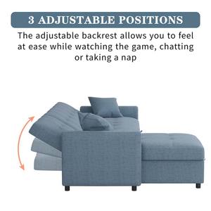 عكسها الأريكة السرير سحب L شكل أريكة سرير شقة الملكة أريكة نوم - Product Image 5