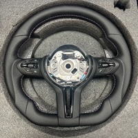 Volant de direction sport en cuir perforé noir pour BMW E90 F10 F30 F31 F32 F36 F20 E92 E60 X6 E71 F20 F36 E70 M3 M5