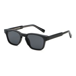 Gafas de Sol Cuadradas Unisex de Moda, Protección Anti-UV400, Montura de Acetato con Inserto de Metal Transparente y PC, para Hombre y Mujer - Product Image 5