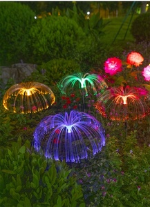 6W RGB một kéo của bốn sợi năng lượng mặt trời sứa Đèn Ngoài Trời IP65 không thấm nước năng lượng mặt trời cỏ đèn đầy màu sắc năng lượng mặt trời sân - Product Image 5