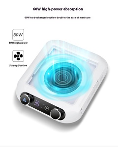 Drdomain קובץ מסמר מקדחה עם אבק אספן הציפורן אספן הטורבינה חלק מסמר אבק 2 ב 1 - Product Image 5