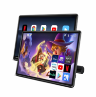 Monitor de Reposacabezas con Pantalla Táctil IPS de 13.5', Android 14, Reproductor de Video para Asiento Trasero de Auto, con 2+32GB, Video 4K