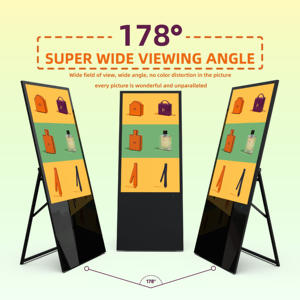 Movable <b>Shelf</b> Edge <b>Wide</b> Indoor Advertising 49" LCD digital Poster Screen Android Electronic Display - Product Image 4