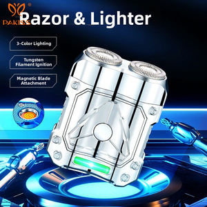 Rasoir électrique 2-en-1 PAKISS avec allumage à fil de tungstène, rasoir multifonction et briquet, indispensable pour les voyages pour hommes - Product Image 5