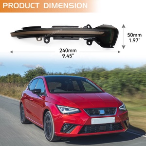 Luci a LED per Indicatori di Direzione Sequenziali per <span class=keywords><strong>Seat</strong></span> Ibiza MK5 6F Leon Mk3 5F <span class=keywords><strong>Arona</strong></span> KJ7 Frecce Dinamiche per Specchietto Laterale - Product Image 4
