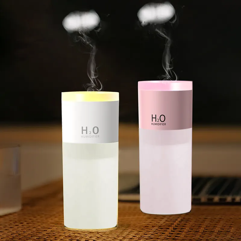 Wholesale Portable Personal Home New Creative Led Usb H2O Mist Smoke Ring Puffing Jellyfish Car Bottle Diffuser Air Humidifier
