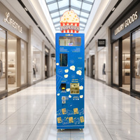 Máquina Expendedora Automática de Palomitas de Maíz, Máquina Inteligente de Autoservicio para Centros Comerciales, Cines, Parques de Atracciones y Lugares Turísticos