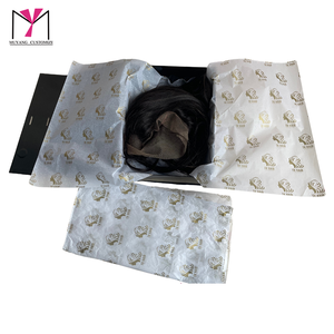 Custom Gift <b>Wrapping</b> Tissue <b>Paper</b> Golden Soft <b>Paper</b> Printed Logo Uncoated Colorful Compatible Hair Packaging - Product Image 2