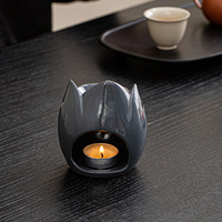 Diffuseur d'arômes en résine en forme de chat de dessin animé, lampe diffuseur d'huiles essentielles, bougie créative mignonne