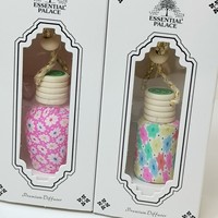 Dossiers d'emballage pour petites bouteilles de parfum cosmétiques avec gaufrage Boîtes en papier de luxe recyclables Blister transparent Fenêtre en plastique