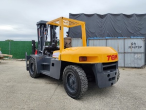 Chariot élévateur Chariot élévateur diesel robuste de 10 tonnes Chariot élévateur diesel robuste à contrepoids diesel de 8 tonnes 10 tonnes - Product Image 4