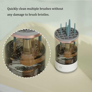 Limpiador de Brochas de Maquillaje Eléctrico Automático de Alta Calidad con Tapete de Limpieza - Product Image 2