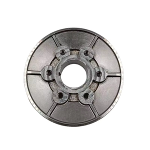 Base de Conexión de Embrague para Motocicleta con Disco de Brida Redonda de Acero Torneado por CNC Personalizado, Seis Orificios de Montaje, Piezas de Placa de Accionamiento de Rueda - Product Image 1
