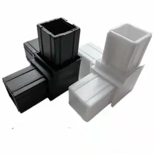 furniture grade plastic multiple connector PVC corner fitting square tube frame structural pipe fittings