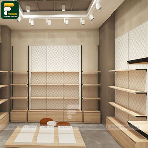 Présentoir élégant pour boutique de vêtements, colonne en verre haute, armoire suspendue pour vêtements, point de repère visuel - Product Image 5