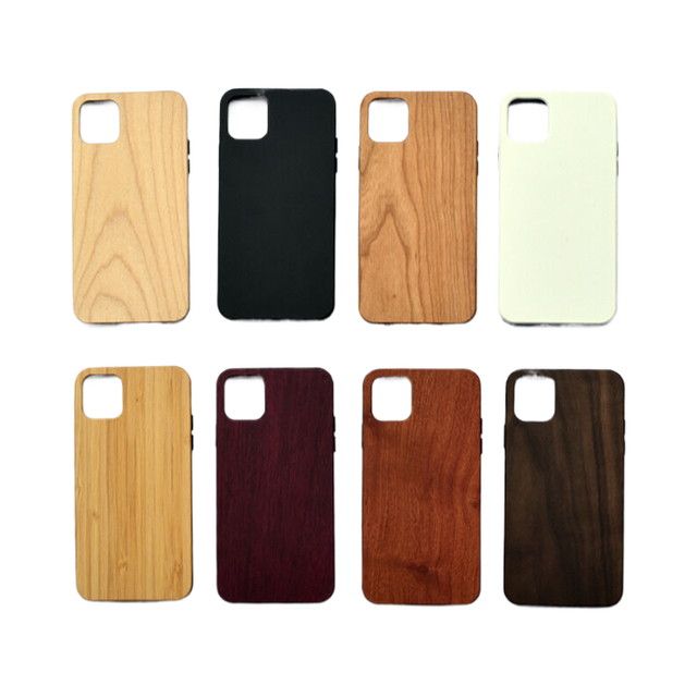 Durable Real Wood Shell Laser Engraving Custom Design Handmade Wood Phone Case for 16promax Ip X 13 14 15