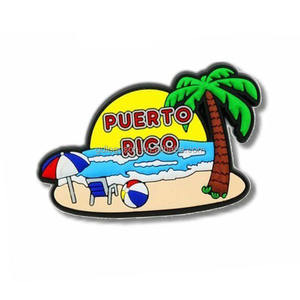 Imán de refrigerador de PVC, recuerdo versátil de rana coquí, Puerto Rico, San Juan, regalos de viaje - Product Image 2