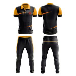 Nouvelle Collection 2025 – Tenue de Cricket Sportive Personnalisable en Polyester Respirant, Séchage Rapide et Écologique avec Impression de Logo pour Équipes - Product Image 1