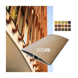 Cường độ cao lớp nhôm ép đùn hồ sơ cho louver/mịn và bền hạt gỗ kết thúc Ốp - Product Image 4