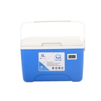 Portable Pique-Nique Bière Peut Isolé Glace Glacière Potable En Plastique Isolation Grand Mini Extérieur 8L