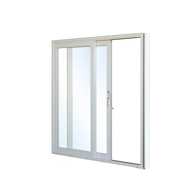 Personalizable comercial de aluminio balcón baño Exterior de seguridad de partición Interior de diseño de puerta de vidrio corrediza de aluminio