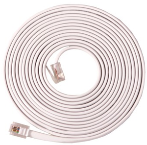 Meilleures ventes, câble de ligne téléphonique plat bouclé 6P6C <span class=keywords><strong>RJ11</strong></span> en PVC tressé, 1 à 3 paires - Product Image 4