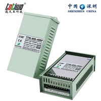 Convertisseur de courant 200-240 VAC vers CC 12/24/36/48/55 volts 66,66/33,33/22,22/16,66/14,54 ampères 800 watts pour éclairage LED extérieur étanche à la pluie avec interrupteur