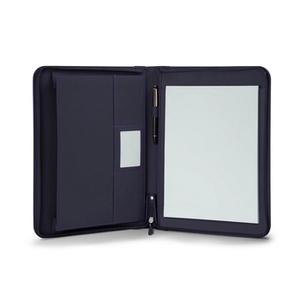 Tùy chỉnh kinh doanh chính hãng Da cặp nhỏ PU tập tin Pouch thư mục với logo A4 tài liệu chủ cho thẻ giấy - Product Image 5