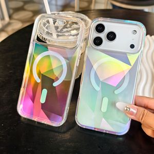 Funda Magnética de Lujo para Teléfono Móvil con Brillantina IMD, Colorida, con Diamantes, para iPhone 17 Pro <span class=keywords><strong>Max</strong></span> 16 - Product Image 1