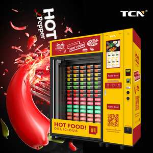 Tcn Hoàn toàn tự động Combo Máy bán hàng tự động Hot thực phẩm robot bán hàng tự động với lò vi sóng Bento nóng - Product Image 5