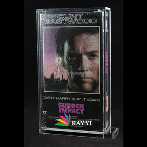 RAY YI-caja de cinta de vídeo VHS resistente a rayos UV, expositor acrílico para assette VHS, <span class=keywords><strong>película</strong></span> de <span class=keywords><strong>película</strong></span> con tapa deslizante - Product Image 4