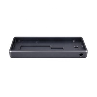 Plaque de boîtier de clavier en aluminium anodisé multicolore personnalisé Fabricant de service de clavier mécanique en métal d'usinage CNC OEM
