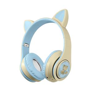 Audífonos Inalámbricos <span class=keywords><strong>con</strong></span> Cancelación <span class=keywords><strong>de</strong></span> Ruido KT-M22, Plegables, HiFi, Graves Profundos, Diadema <span class=keywords><strong>con</strong></span> Luces LED, <span class=keywords><strong>Auriculares</strong></span> <span class=keywords><strong>con</strong></span> <span class=keywords><strong>Orejas</strong></span> <span class=keywords><strong>de</strong></span> <span class=keywords><strong>Gato</strong></span> para Niñas, Regalo - Product Image 3