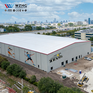 Edificio con Estructura de Acero y Techo de Membrana PVDF, Centro Deportivo Estándar, Gimnasio de Construcción Rápida, Diseño Moderno Aislado, Vida Útil de 50 Años - Product Image 1