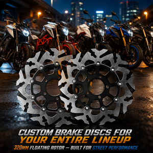 Rotor de disque de frein avant de moto personnalisé de 320mm pour Suzuki <span class=keywords><strong>GSXR</strong></span> 600 <span class=keywords><strong>750</strong></span> 1000 - Product Image 5