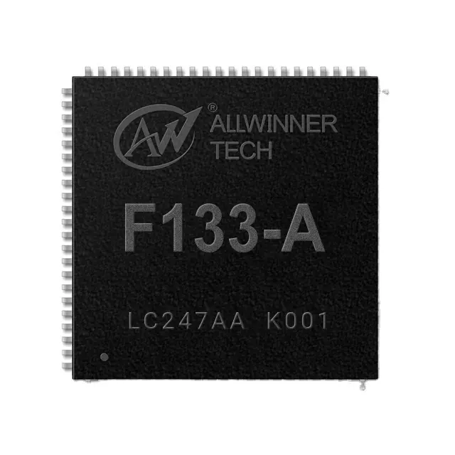 Allwinner latest video decoding processor F133 integrates a 64-bit processor with RISC CPU