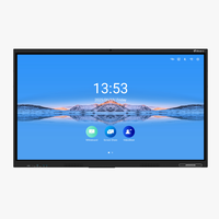 Tableau blanc électronique interactif 4K de 75 pouces avec écran multi-touch pour les écoles, la formation et les conférences
