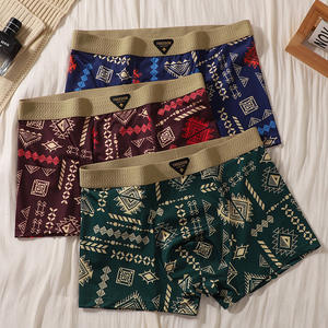 <span class=keywords><strong>Mutande</strong></span> stile etnico Vintage da <span class=keywords><strong>uomo</strong></span> XL alla moda e Casual da casa <span class=keywords><strong>Boxer</strong></span> comodi <span class=keywords><strong>mutande</strong></span> traspiranti lavorate a maglia da metà vita - Product Image 2