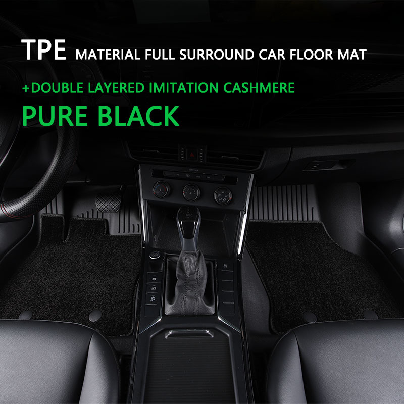 TPE สองชั้น ผ้าขนแกะเนื้อนุ่มพิเศษ สีดำ