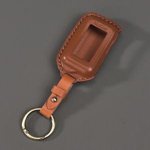 Penutup kunci mobil, penjualan terbaik di Rusia-persegi kulit asli untuk A92 A94 Alarm mobil, gaya perlindungan asli - Product Image 4