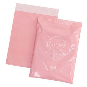 Bolsas de Envío de Poliéster Rosa y Negro Personalizadas, Impermeables, Reciclables, para Ropa, Bolsas de Embalaje de Plástico - Product Image 1