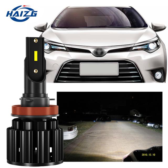 HAIZG Hot Selling Auto Lighting System H1 H4 H7 9005 9006 10000lm 50w  Car Led Headlights