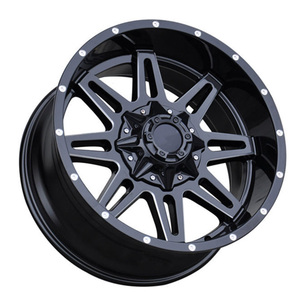 Mattel Bánh Xe Nóng 2023 72 Hộp Xe Hơi 20Inch Hợp Kim Nhôm Màu Đen Nhiều Nan Hoa 4X4 Bán Sỉ Vành Xe SUV - Product Image 3